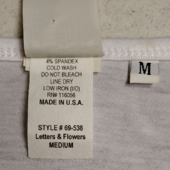 Floral Asymmetric Long Sleeve Women's Top - Pink/White/Grey - Picture 8 of 9